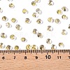 6/0 Baking Paint Transparent Fringe Glass Seed Beads X1-SEED-N006-06B-4