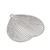 Iron Etched Metal Embellishments Pendants IFIN-Z0003-02P-2