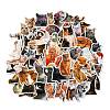 50 Pieces Realistic Paper  Stickers STIC-R001-22-1