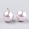 Eco-Friendly ABS Plastic Imitation Pearl Beads MACR-S367-C-06-3