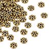 Tibetan Style Alloy Beads Daisy Spacer Beads X-LF1249Y-01AG-RS-1