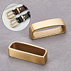 BENECREAT Brass Loop Keepers DIY-BC0005-96-3