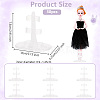 Plastic Doll Stands ODIS-WH0038-98B-2