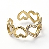 Adjustable Cubic Zirconia Rings RJEW-G096-15G-2