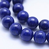 Natural Lapis Lazuli Beads Strands G-P342-01-8mm-A-3