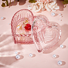Heart Shaped Glass Jewelry Storage Boxes DIY-WH0899-48A-4