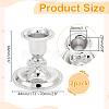 Zinc Alloy Candle Holders AJEW-WR0003-13S-2