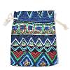 Polycotton(Polyester Cotton) Packing Pouches Drawstring Bags ABAG-T006-A23-5