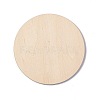 Wooden Carved Cup Mats AJEW-P103-01B-2