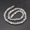 Electroplate Crackle Glass Round Bead Strands X-EGLA-J067-8mm-HR06-2