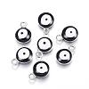 304 Stainless Steel Enamel Charms STAS-G122-24D-1