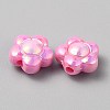 Plating Acrylic Beads MACR-WH0007-128E-2