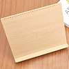 Rectangle Shape Wooden Calendar Display Holder Stand ODIS-WH0026-26B-4