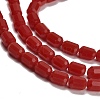 Opaque Glass Beads Strands GLAA-G112-04J-3