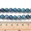 Dyed Natural Dolomite Beads Strands G-D337-8mm-D06-5