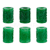 6Pcs Natural Myanmar Jade/Burmese White Jade Beads G-PH0003-26-1