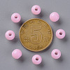 Opaque Acrylic Beads X-MACR-S370-C6mm-A01-3