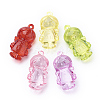 Transparent Acrylic Big Pendants TACR-T002-11-1