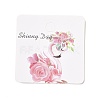 Square Paper Hair Clip Display Cards DIY-B061-01B-04-2