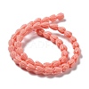 Synthetic Coral Beads Strands G-Q1007-01C-02-3