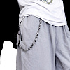 ARRICRAFT 2Pcs 2 Style Zinc Alloy Skull Link Chain Waist Belt AJEW-AR0001-75-3