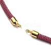 Nylon Cords Necklace Making AJEW-P116-03G-3