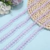 25M Nylon Elastic Pleated Lace Trim OCOR-CY0001-13D-5