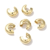 Brass Crimp Bead Cover KK-K383-07B-G-1