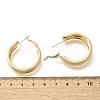 Brass Ring Hoop Earrings for Women EJEW-A121-17A-G-3