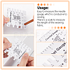 6Pcs PVC Sewing Rulers DIY-NB0012-38D-4