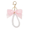Imitated Pearl Acrylic Keychain KEYC-JKC01006-4