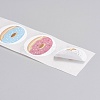 Self-Adhesive Kraft Paper Gift Tag Stickers DIY-G013-A17-4
