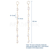 Natural Cultured Freshwater Pearl Dangle Earrings Sets EJEW-JE03827-6