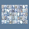 The Blue Fairyland Retro Scrapbook Paper Pads Book DIY-C082-04F-1