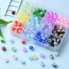 216Pcs 12 Colors Transparent Crackle Acrylic Beads CACR-YW0001-05-6