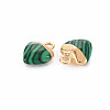 Synthetic Malachite Charms G-N326-121-07-3