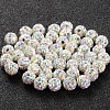 Pave Disco Ball Beads RB-Q195-A6mm-AB-1