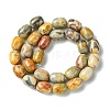 Barrel Shaped Gemstone Natural Crazy Lace Agate Beads Strands G-S114-08-4