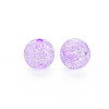 Transparent Crackle Acrylic Beads MACR-S373-66B-N15-7