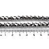 Electroplate Glass Bead Strands LS-EGLA-R042-6mm-06-3