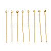 Brass Ball Head Pins KK-G331-10-0.6x25-2