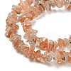 Natural Arusha Sunstone Chip Beads Strands X-G-G905-13-4
