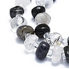 Natural Black Rutilated Quartz Beads Strands G-K245-H02-05-3