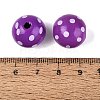 Dyed Natural Wooden Beads WOOD-O005-01E-3