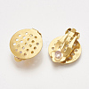 304 Stainless Steel Clip-on Earring Findings STAS-S104-01B-2