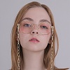 Aluminium Cable Chains/Paperclip Chains Eyeglasses Chains AJEW-AR0001-09G-7