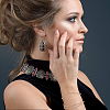 4Pcs Brass Satellite Chains Finger Ring Bracelets BJEW-HY0001-05G-5