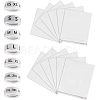 Olycraft 7 Rolls 7 Styles Paper Self-Adhesive Clothing Size Labels Sticker Rolls DIY-OC0004-34-1