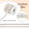 Plastic Bead Gauze Lace Trim OCOR-BC0007-33B-2