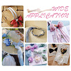 3 Rolls 3 Colors Wrinkle Polyester Ribbon OCOR-TA0002-98C-9